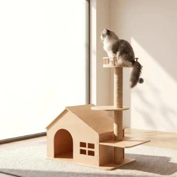 Instagram Style White Fairy Tale Cat Tower