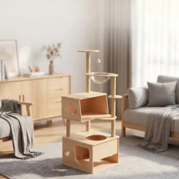 Multifunctional Storage and Viewing Cat Tower